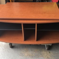 Swivel Tv Stand With Lower Storage 