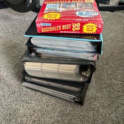 Lots Of Baseball And Football Card From The 80’s And 90’s