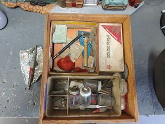 Vintage air brushing kit with CO2 Tank Painting