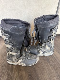 Fox Kid Boy Dirt Bike Boots Size 4