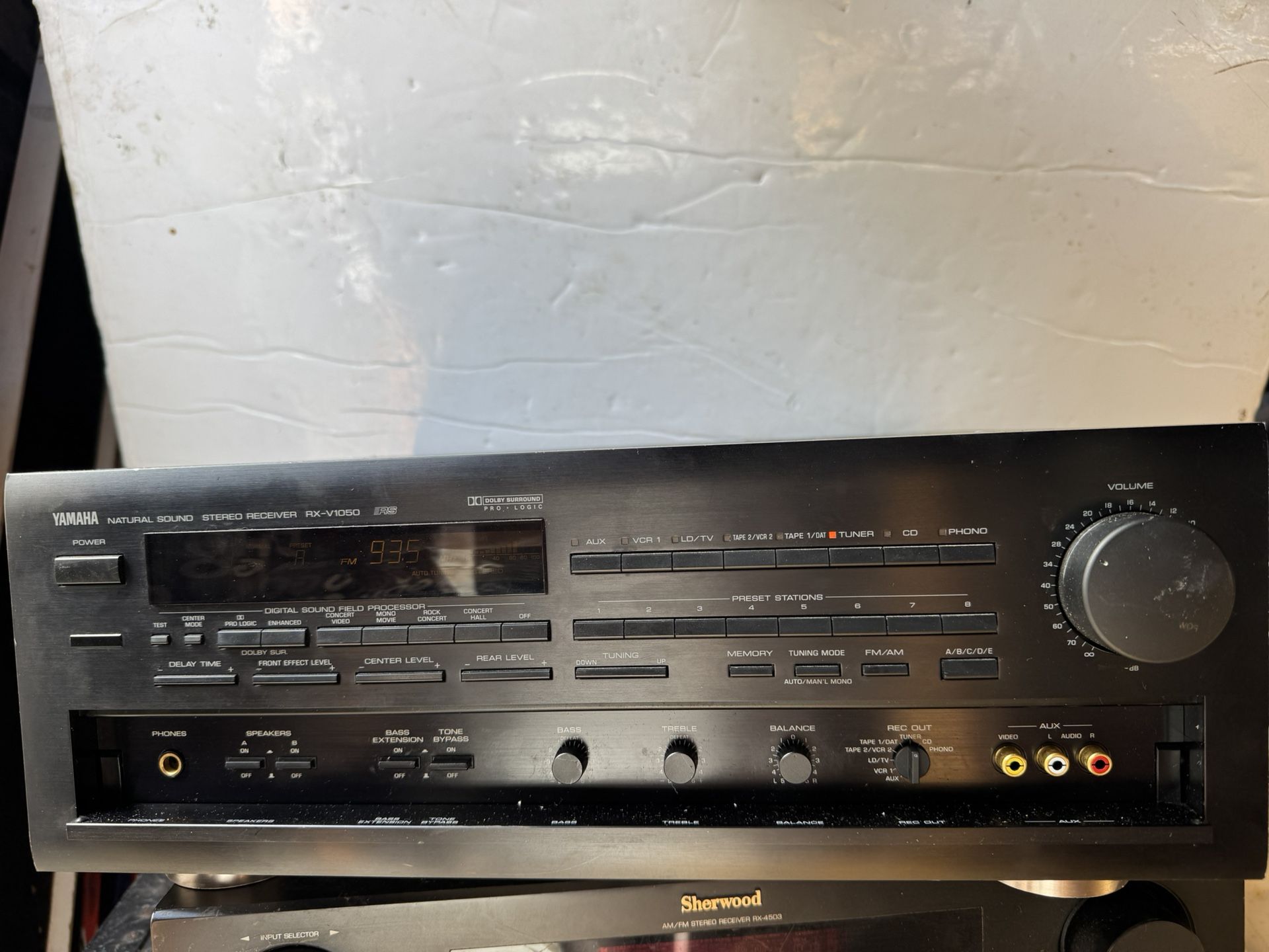 Yamaha RX-V1050 Natural Sound Stereo Receiver 400W Tested 