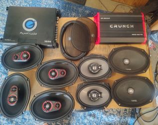 1 12- 6 6x9s -2 6x5- 2 amps