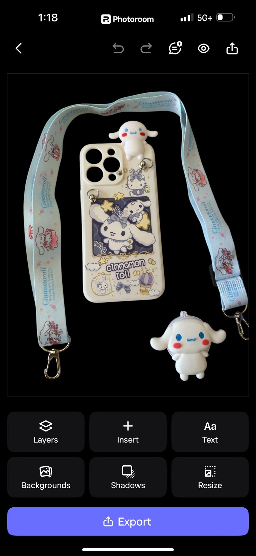 Sanrio Cinnamon Roll, iPhone 15 Pro Max Phone Case
