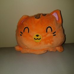 reversable cat plush toy