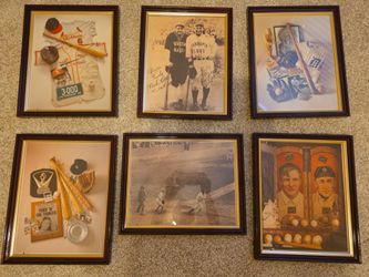 Baseball prints in nice frames