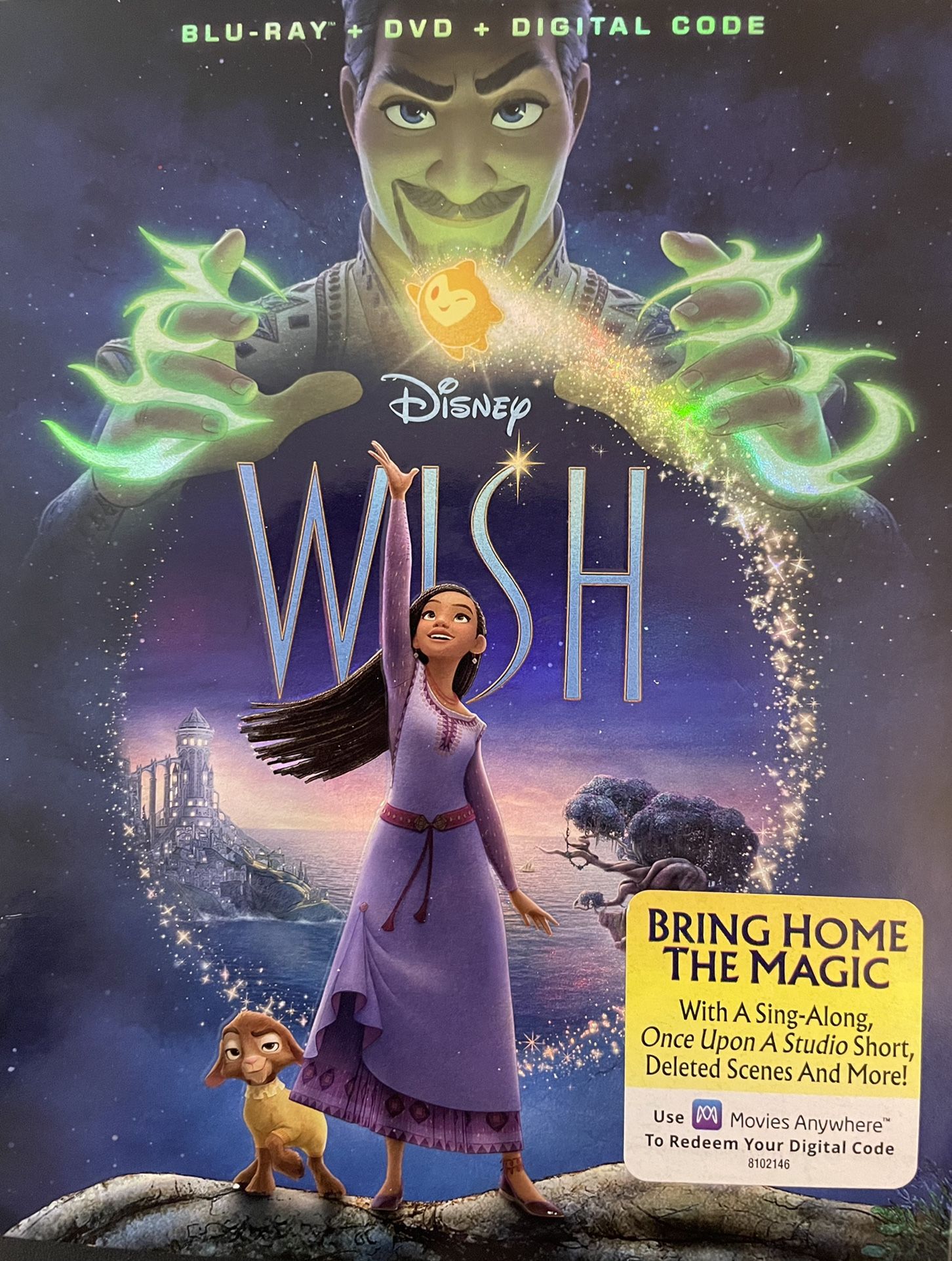 Disney’s WISH (Blu-Ray + DVD-2023)