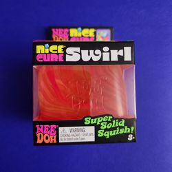 Needoh Nice Cube Swirl (Orange)