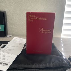 Baccarat rouge 540 with receipt