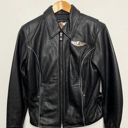 HD 100th Anniversary Women’s Biker Leather
