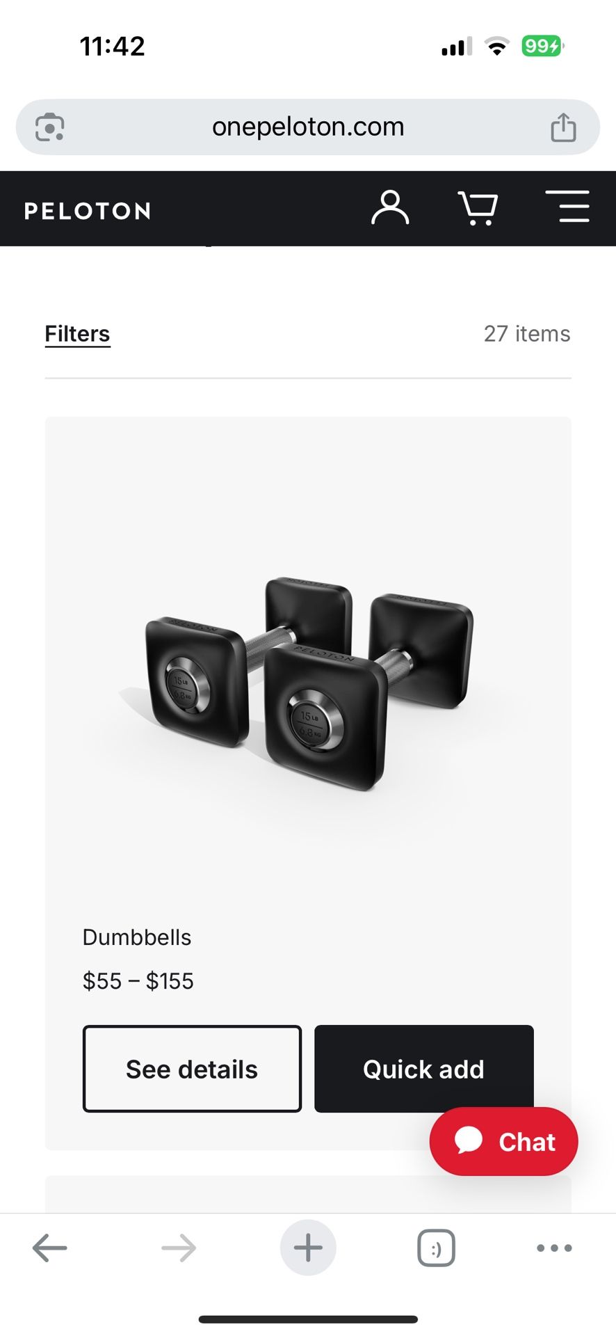 FS: Peloton Weights (5-30lb Sets) Plus Rack