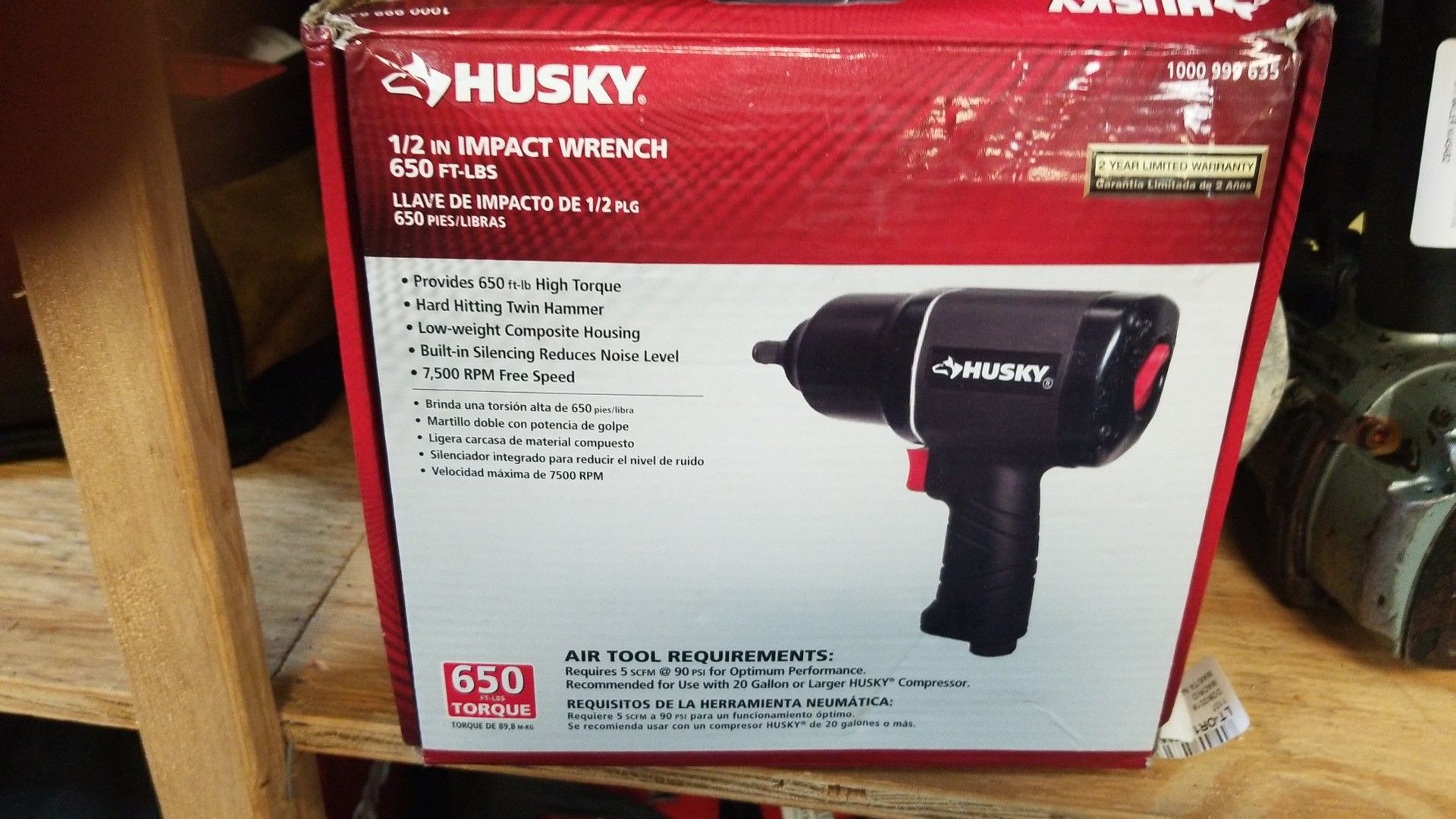 Husky 1/2" Impact Wrench