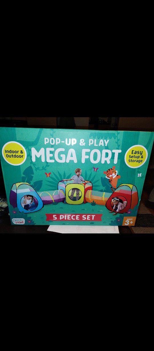 New 5 Piece Pop N Play Mega Fort $30 for Sale in Victorville, CA - OfferUp