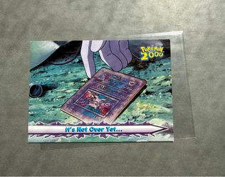 Topps Pokémon The Movie 2000 it’s not over yet non holo