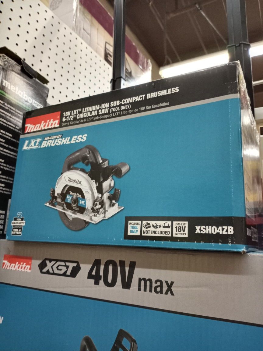 MAKITA 18V LXT LITHIUM ION SUB COMPACT BRUSHLESS 6 1/2