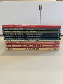 Vintage 80s cookbook lot