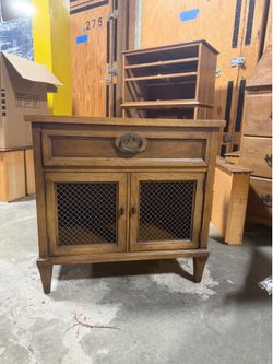 Vintage Wooden End Table