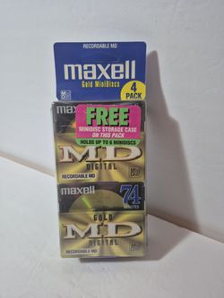 New! Maxwell Gold MiniDisc 4Pack