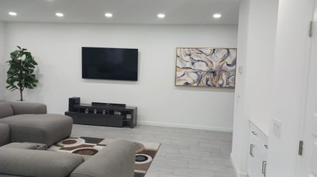 Ceiling Fans, Lights Fixtures, Recessed Lights, Tv Wall Mount, Pendants