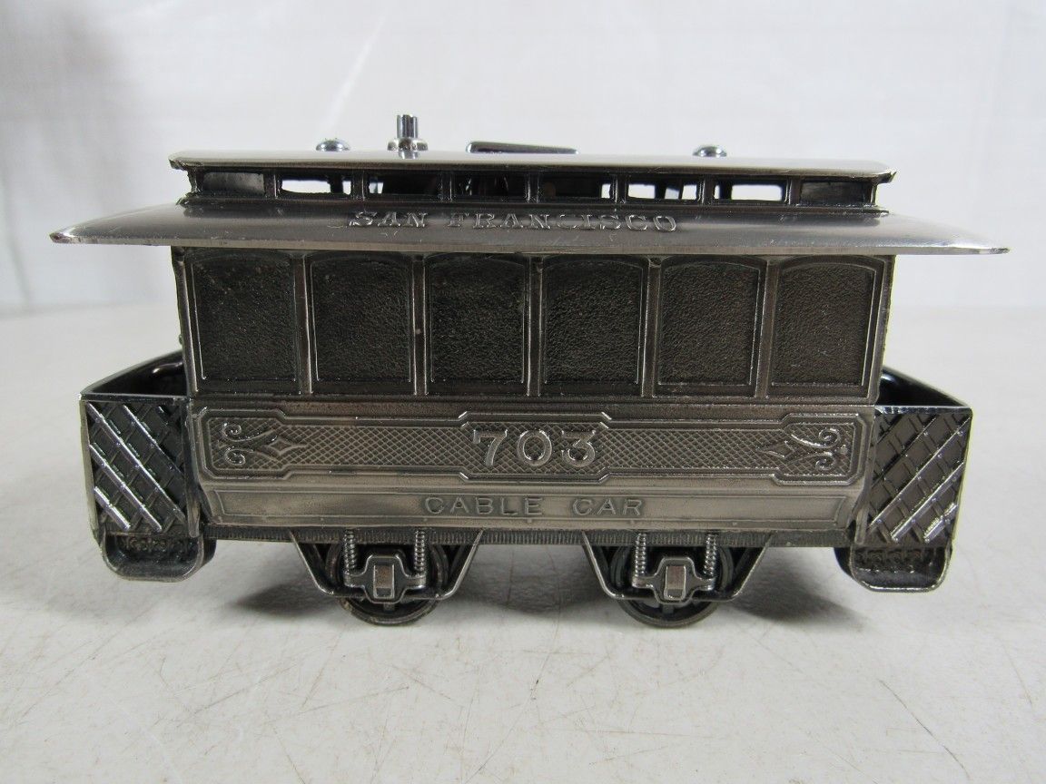 San Francisco Cable Car 703 Vtg 1950's Table Top Lighter Made In Japan
