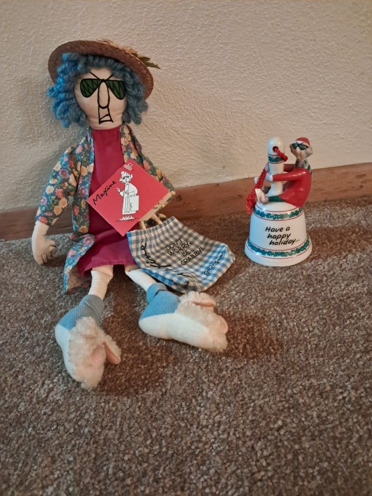 Maxine Doll and Holiday Bell
