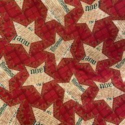 Christmas /Stars/Noel Fabric 