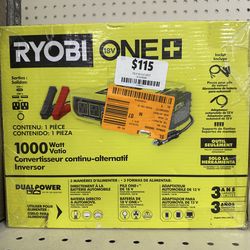 Ryobi 1000watt auto inverter 12v