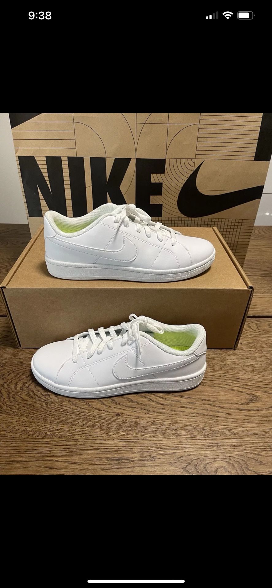 Nike Court Royale Triple White Shoes Sneakers Size Women