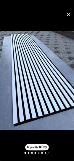 NEW ACOUSTIC PANELS WHITE 24 x 94 Includes 6 extended to