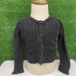 Janie And Jack 18-24 Month Black Cardigan 