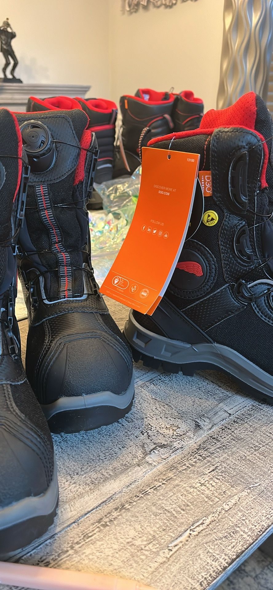 RED WING STEEL TOE BOOTS