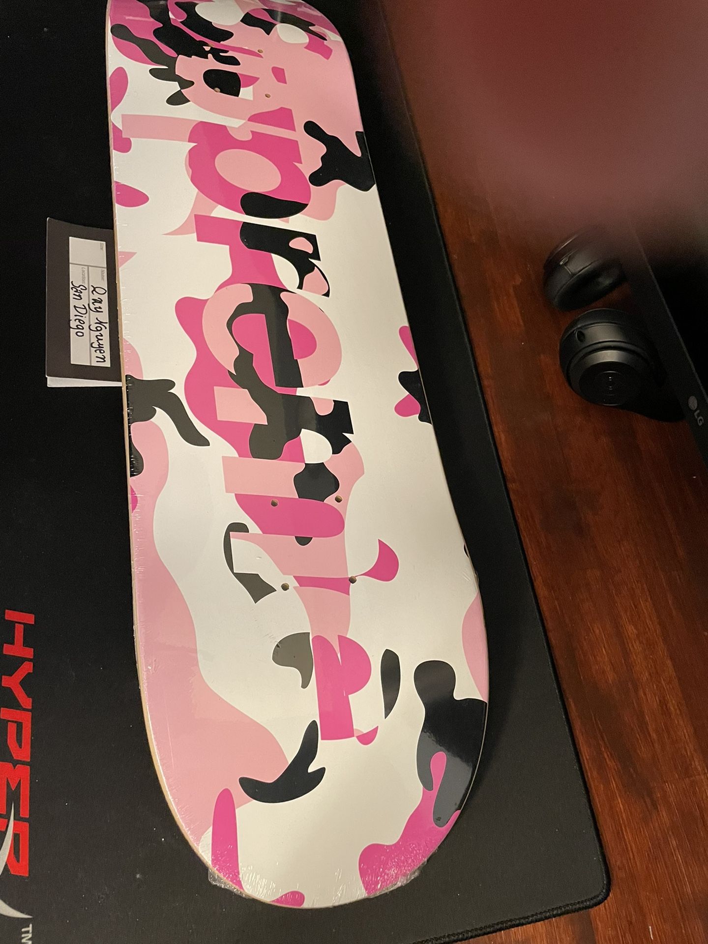 新品未使用 Supreme Camo Logo Skateboard Supreme Camo Logo Skateboard (FW20) - $50
