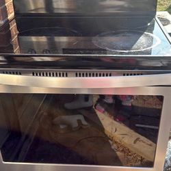 Whirlpool Stove (Black & Stainless Steel)  $350