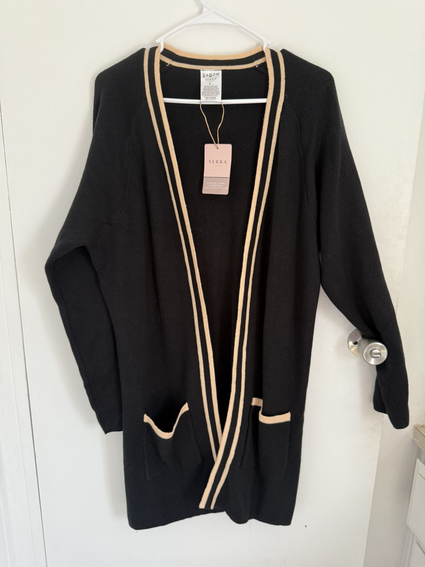 Woman’s new Serra woman’s long cardigan black