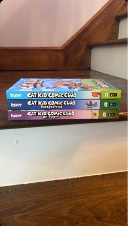 Cat Kid Comic Club Books by Pilkey – Set of 3