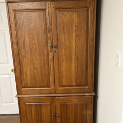 Wooden Chest Armoire 