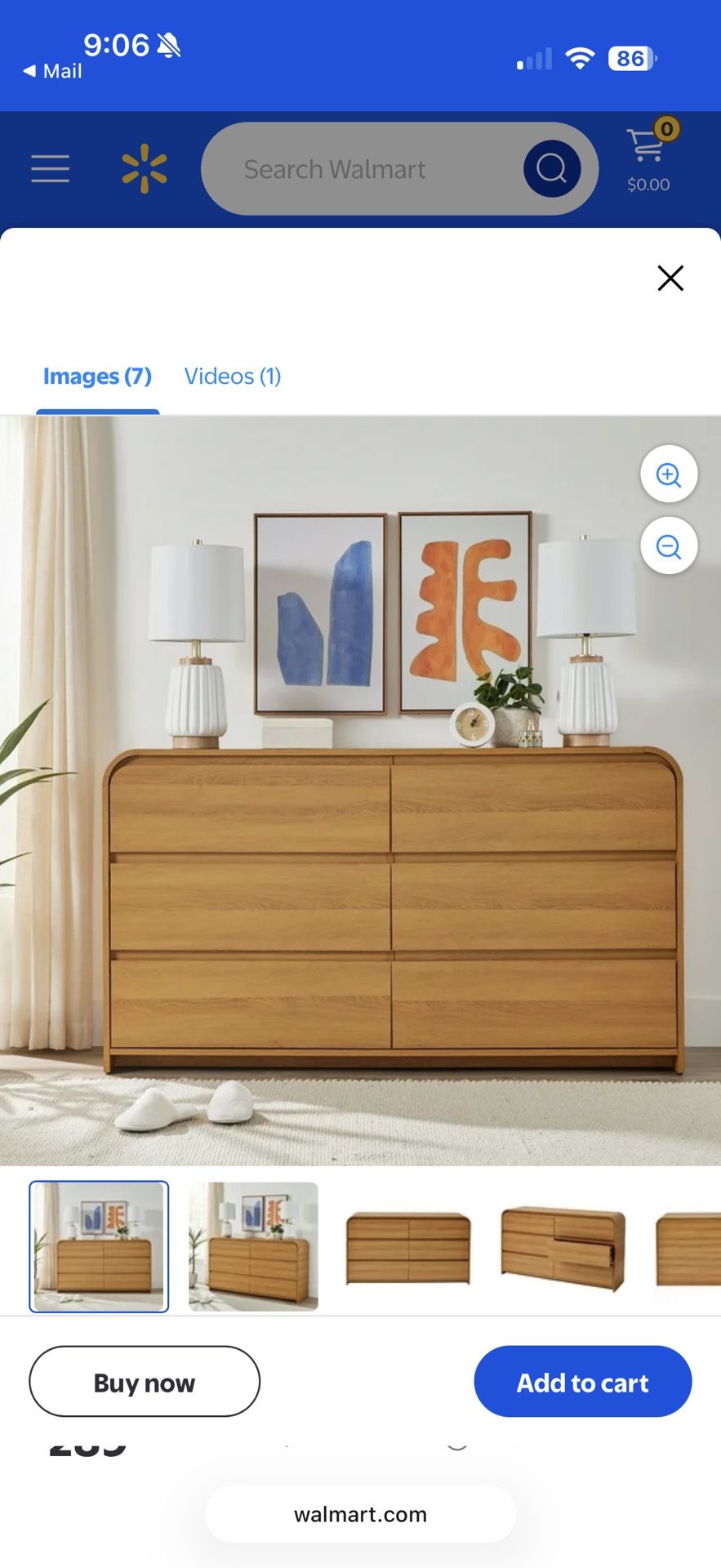 Light Wood Dresser