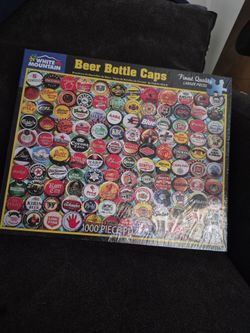 Beer bottle caps puzzle