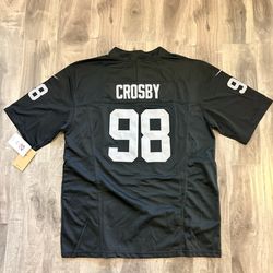 LAS VEGAS RAIDERS CROSBY JERSEY.