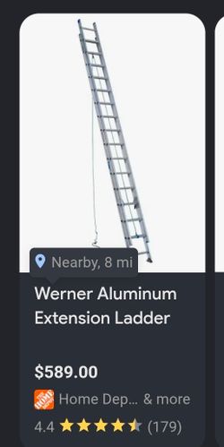 32 ft extension ladder