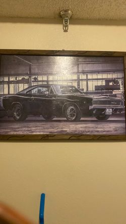 Dodge Charger Framed Wall Art Print
