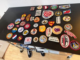 40pcs embroider vintage patches