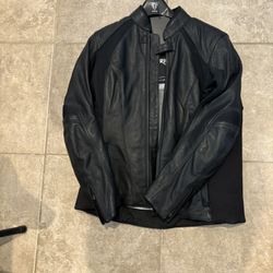 New Ladies Leather Triumph Motorcycle Jacket With Tags