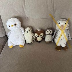 Owl Stuffed Animals (4)
