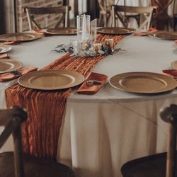 Cheesecloth Table Runners/Caminos para mesa de gasa