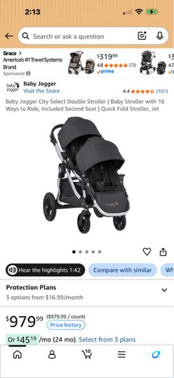 Double city stroller
