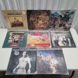 Lot of 8 Vintage Black Oak Arkansas Vinyl Albums LP Street Party, Early Times