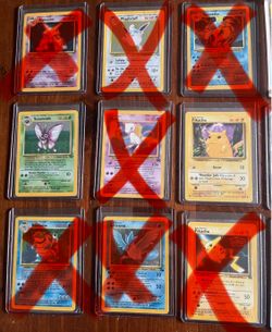 Vintage Pokemon Card Collection Holos and Rares