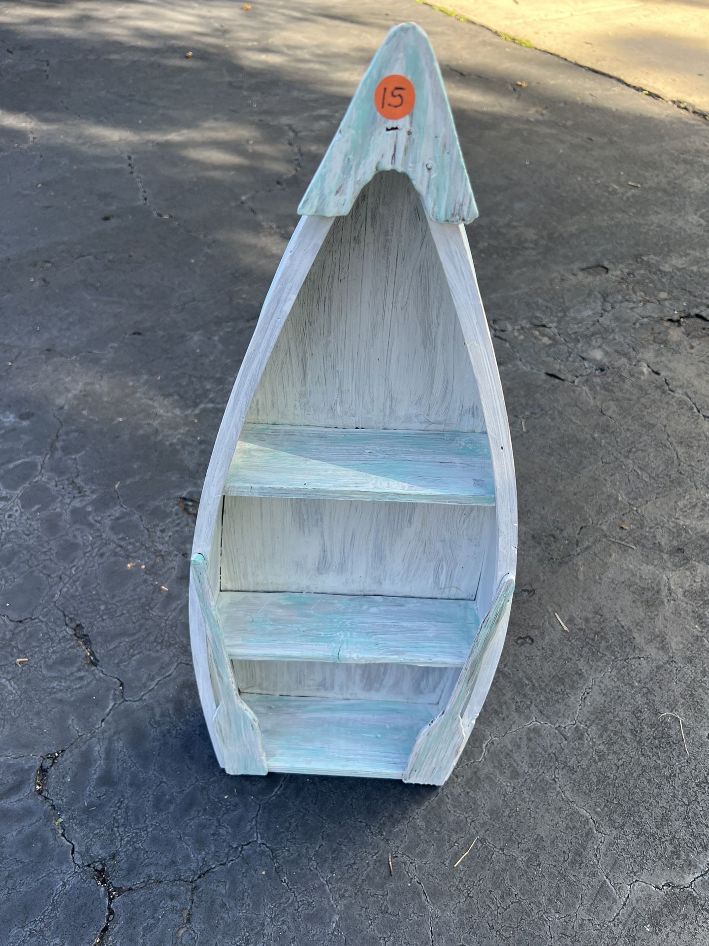 Wood Decorative Boat Shelf