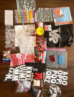 Mum Homecoming Supplies Letters, Beads, Stickers & More (pick up Cedar Park!)