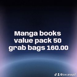 Manga Book Value Pack 50 Grab Bags 